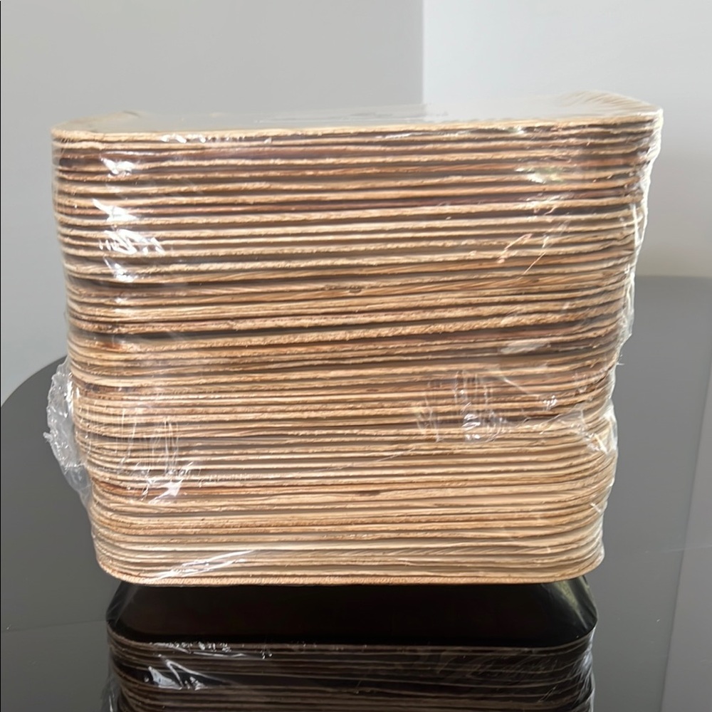 Charity Leaf 10”x10” Disposable Plates - 100% All Natural - 50 Count - Picture 3 of 7